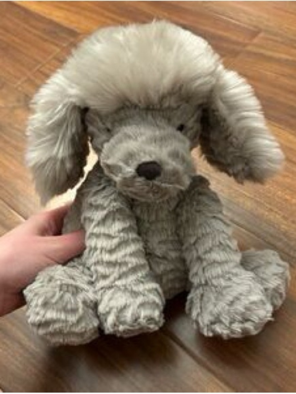 Jellycat Fuddlewuddle Puppy Grey 10 inch Plush
